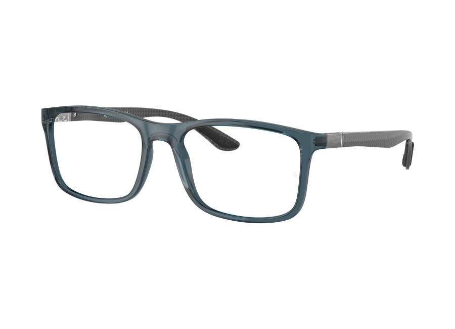 Ray – Ban Unisex Ray – Ban 5719 Monturas ópticas Nylon Azul Transparente Cuadrada Norma