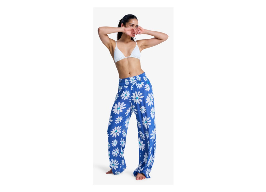 Roxy Along The Sunset – Pantalón Playero Azul Mujer