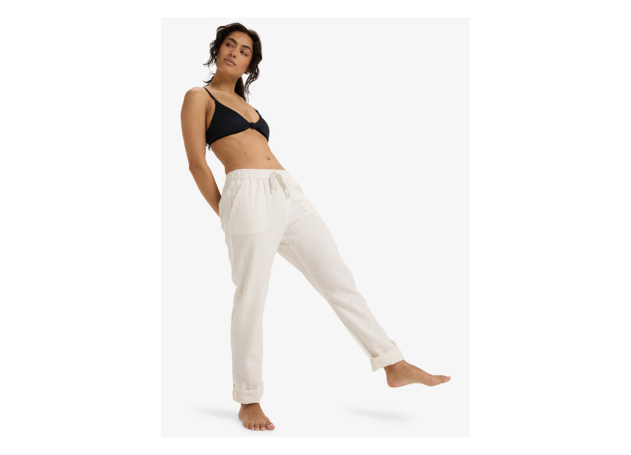 Roxy On The Seashore – Pantalón tipo cargo Blanco Mujer