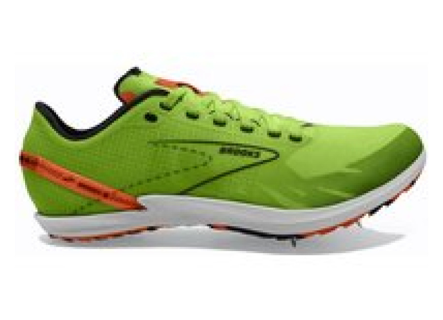 Brooks Zapatillas de Atletismo Brooks Draft XC Green/Red Orange/White