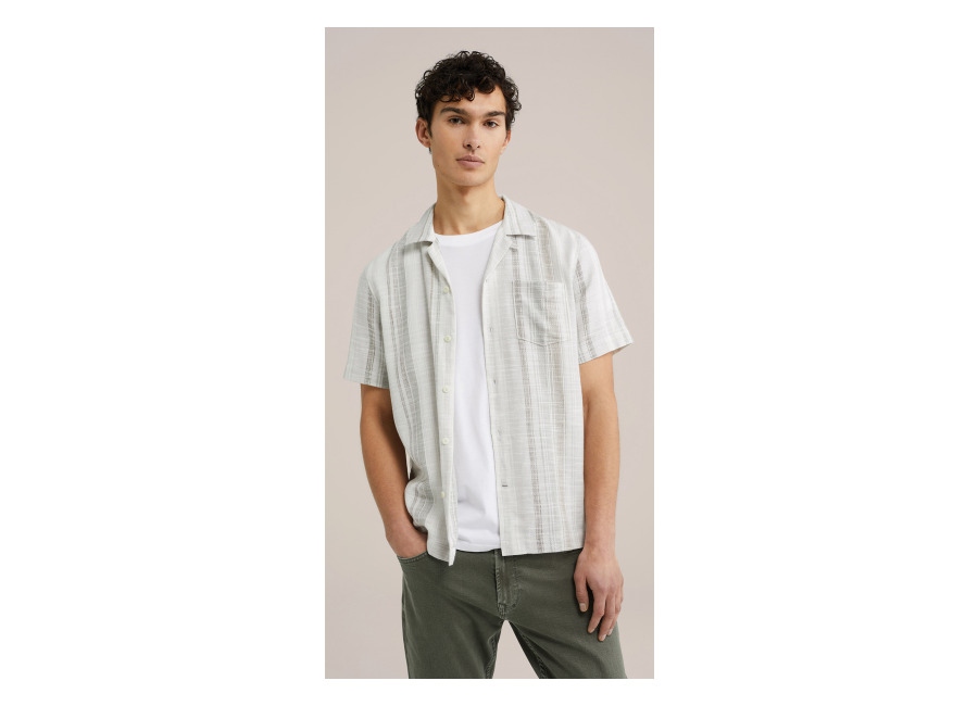 we fashion shirt beige | camisas casuales outlet | hombre | marron