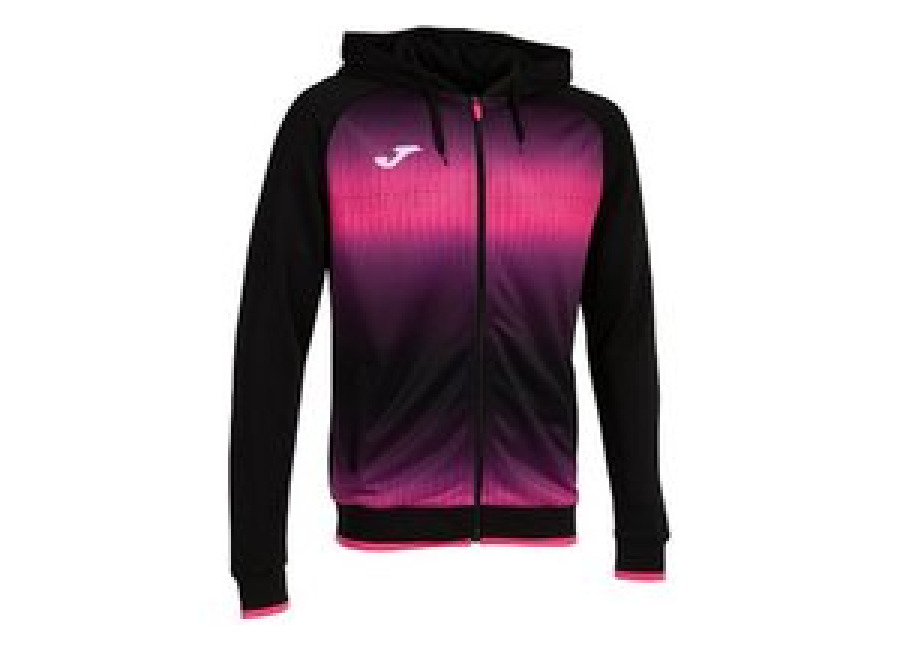 Joma Chaqueta de Fútbol Joma Con Capucha Tiger V Hombre/Niño Negro Rosa Flúor