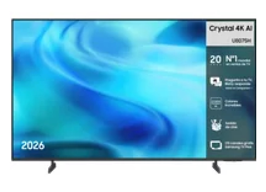 Samsung Televisor Samsung TU50U8075HU 50 pulgadas LED Crystal UHD 4K UHD Tizen O