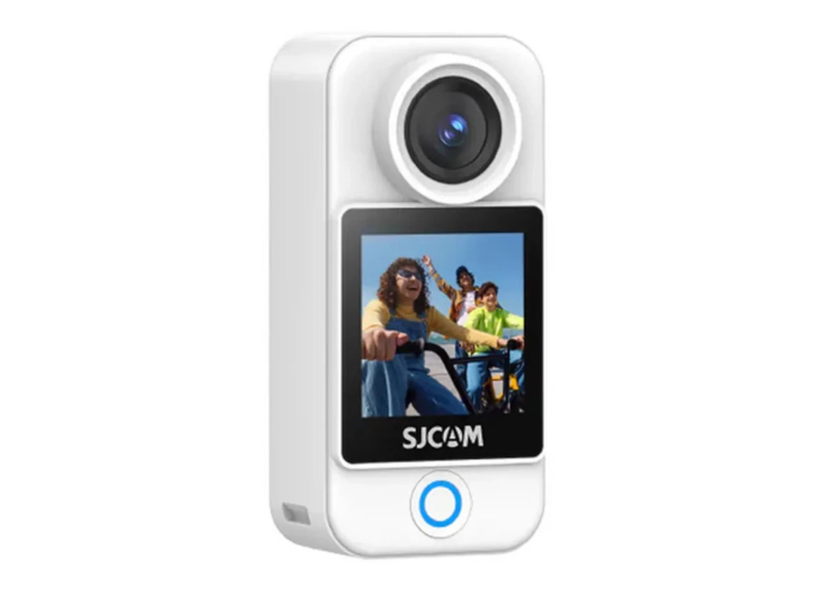 Sjcam C400 Pocket 4K Blanco Cámara de Acción Modular 3 en 1 con Pantalla Giratoria