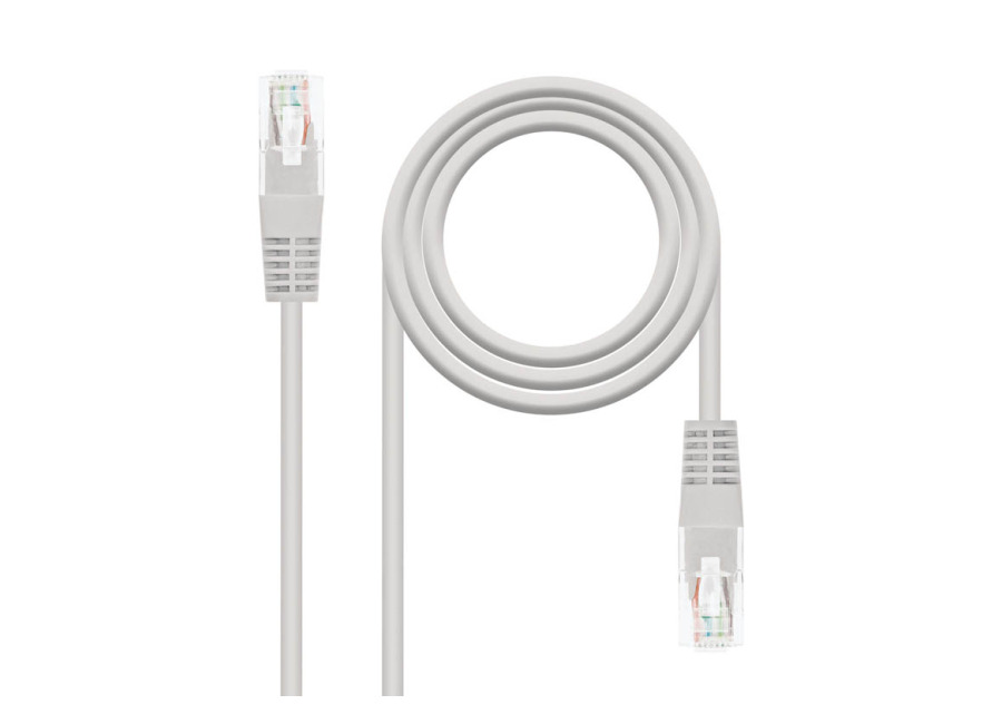 Nanocable Latiguillo Categoria 6 UTP RJ45 0.25M Gri
