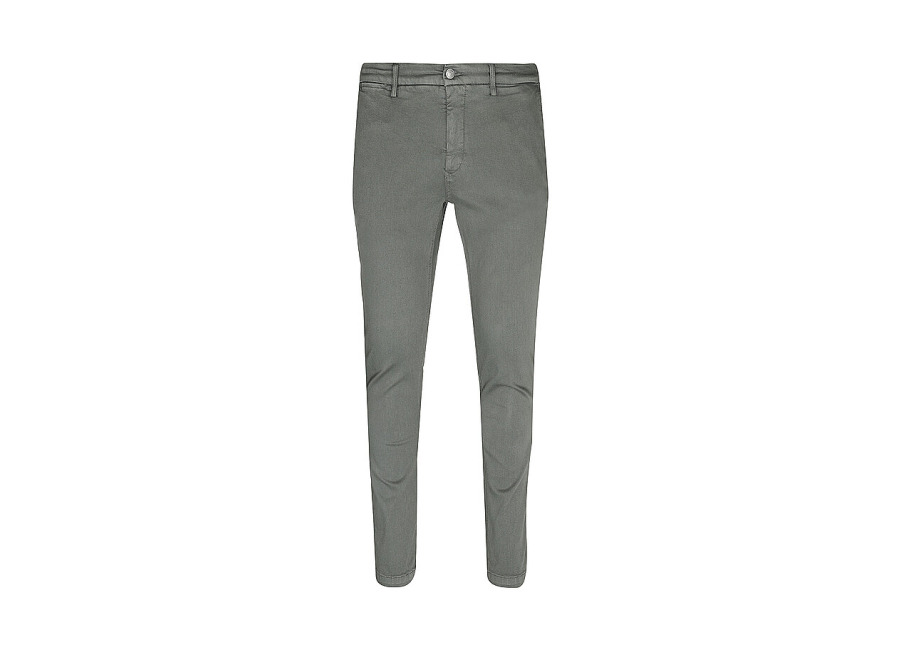replay jeans slim fit zeumar – hyperflex verde oscuro |