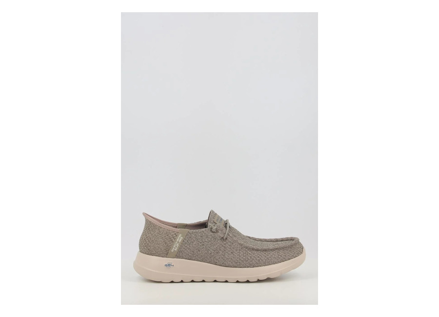 nauticos skechers slip-ins: go walk max – halcyon 216285 taupe