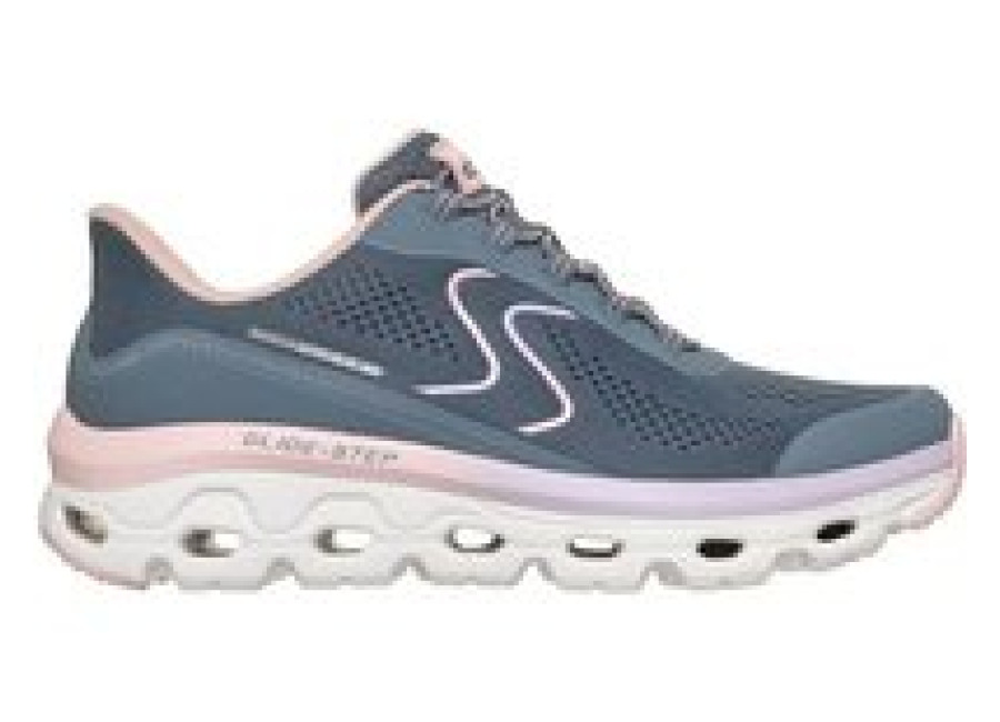 Skechers Zapatillas Skechers Slip-Ins Glide Step Sole Mujer Slate /Pink Tri
