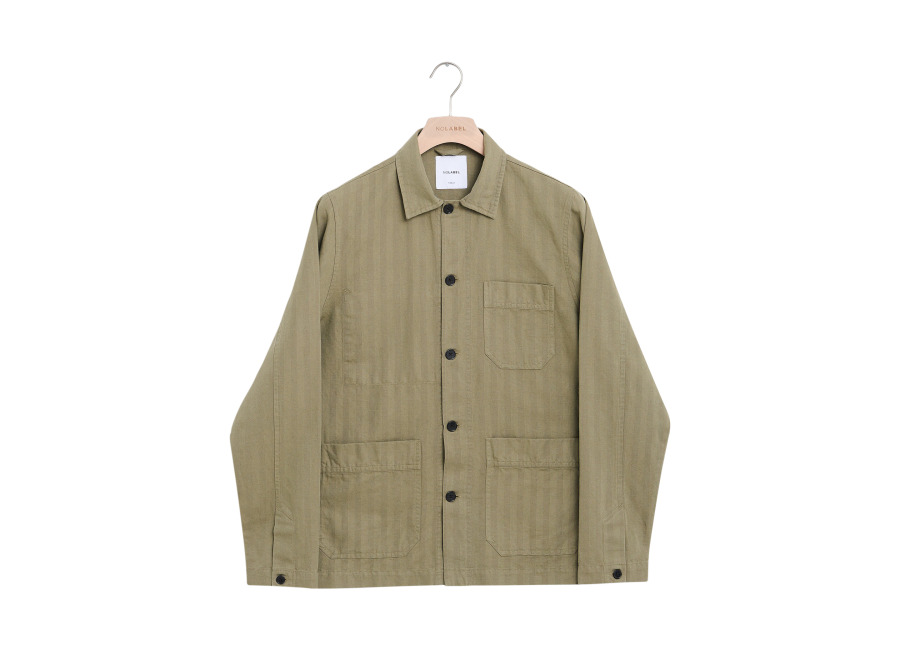 no label madison cotton-linen olive | chaquetas outlet | hombre | verde