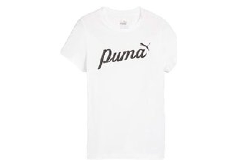 Puma Camiseta Puma Essentials+ Script Blanco Infanti