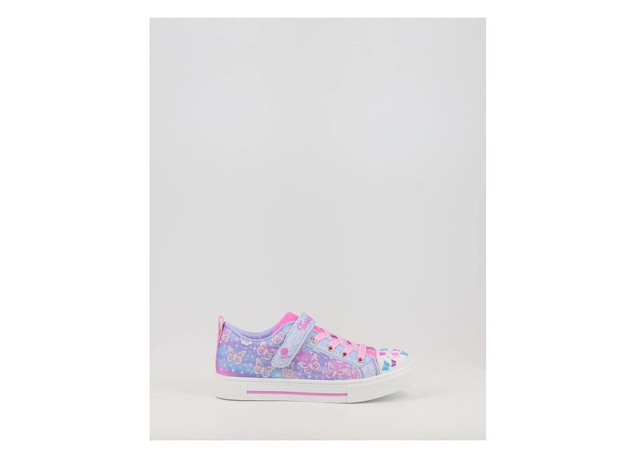 zapatillas skechers twinkle toes: twinkle sparks morado