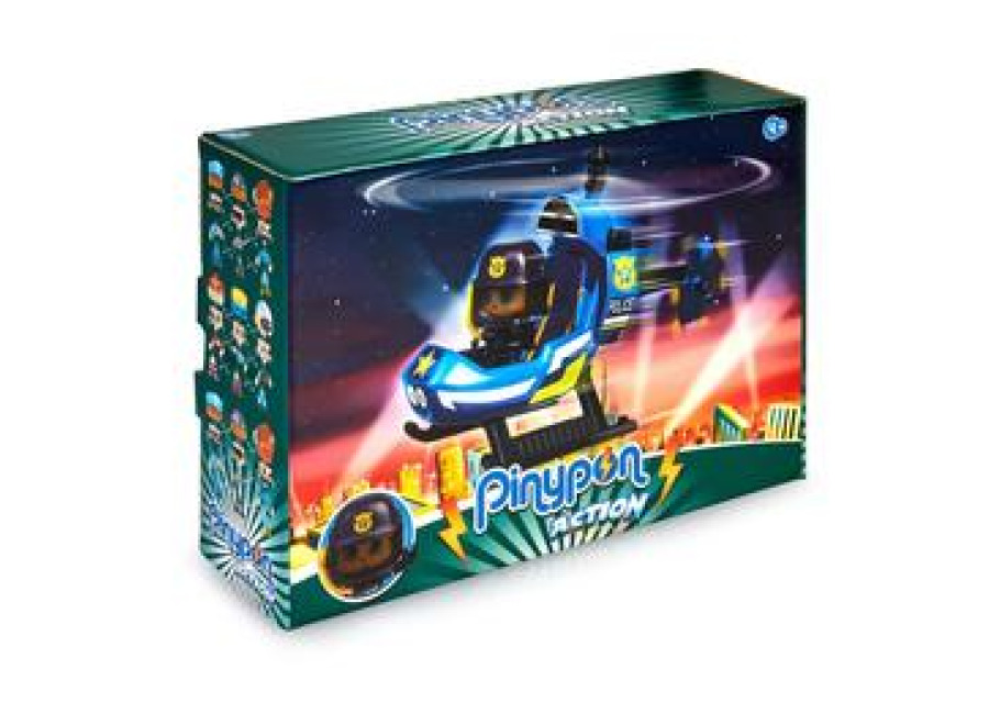 Pinypon Mini helicóptero de policía Pinypon Action