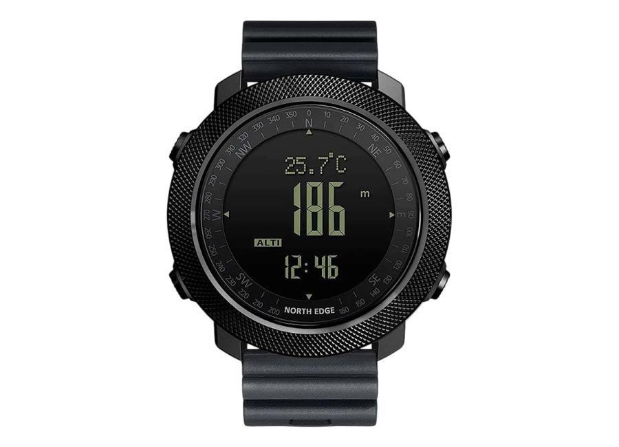 North Edge Apache con Correa de Silicona Negro – Reloj Digita