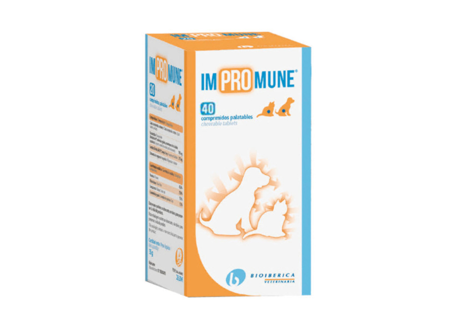 Impromune potenciador del sistema inmunitario para mascotas – 40 comprimido