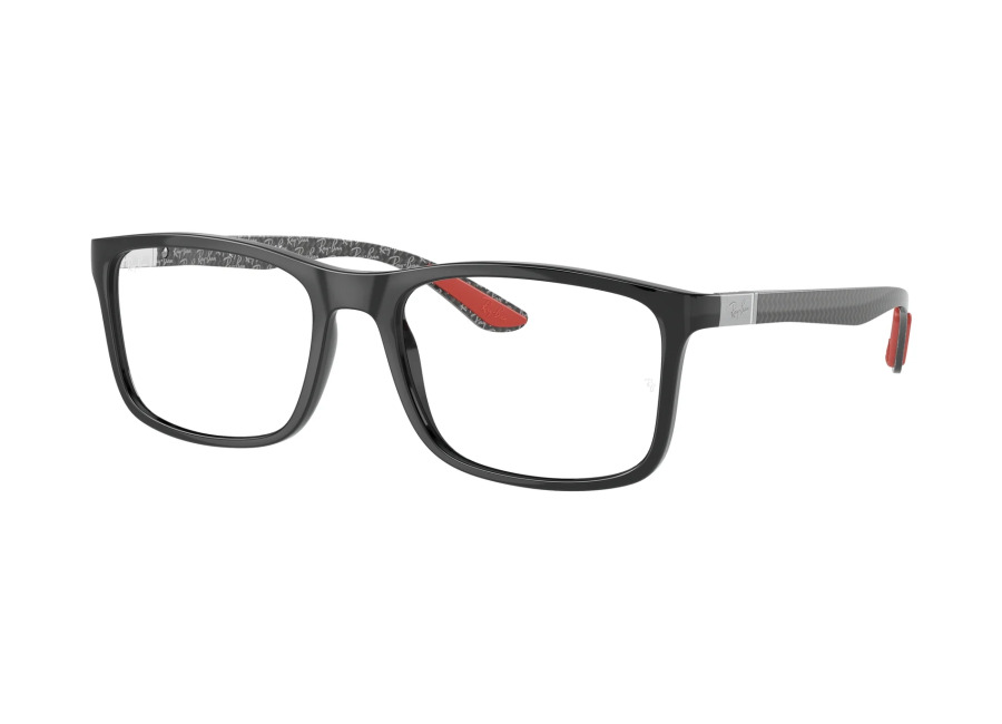 Ray – Ban Unisex Ray – Ban 2000 Monturas ópticas Nylon Negro Transparente Cuadrada Norma
