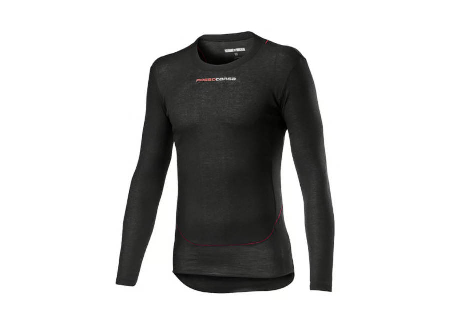 Camiseta interior Castelli Prosecco Tech manga larga Negro