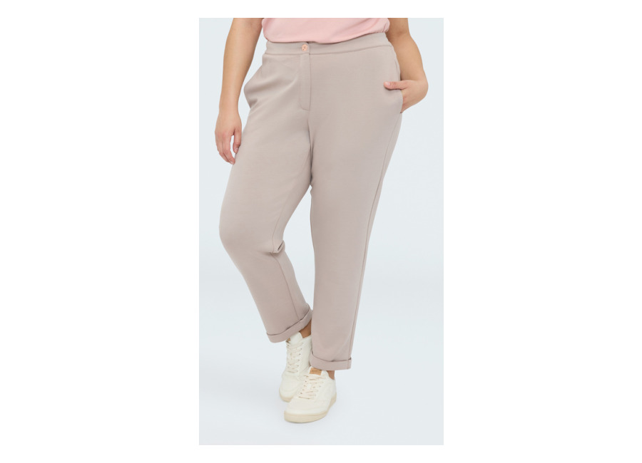 Fiorella Rubino Pantalones Carrot Fit en tejido stretch
