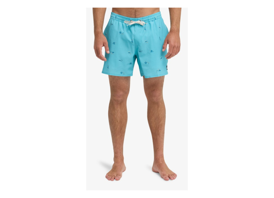 Quiksilver – Stretch Printed Volley 16″ – Short de Natación Azul Hombre