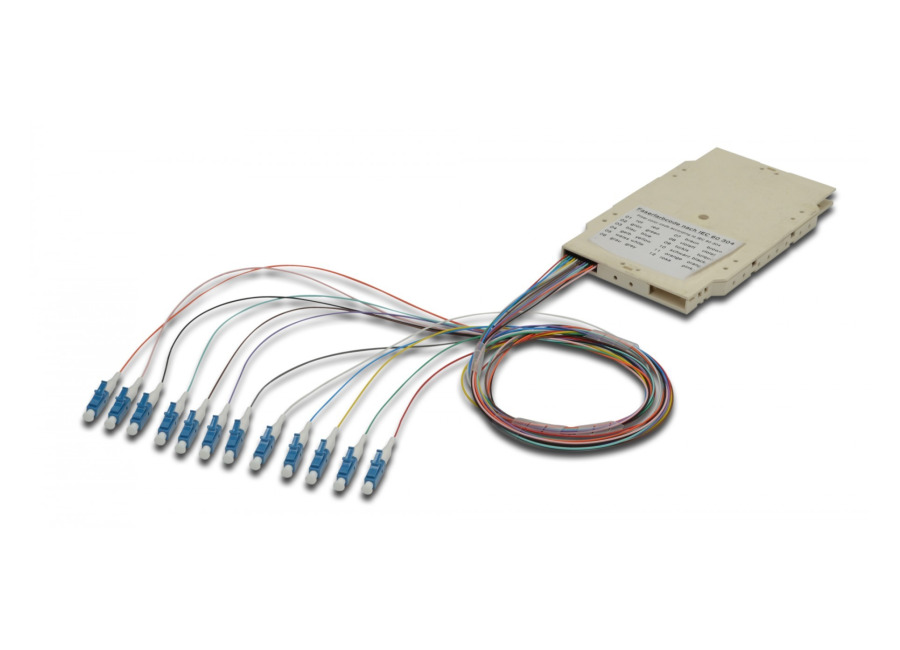 Digitus Bandeja de empalme de fibra óptica con 12 pigtails A-96533-02-UPC-4