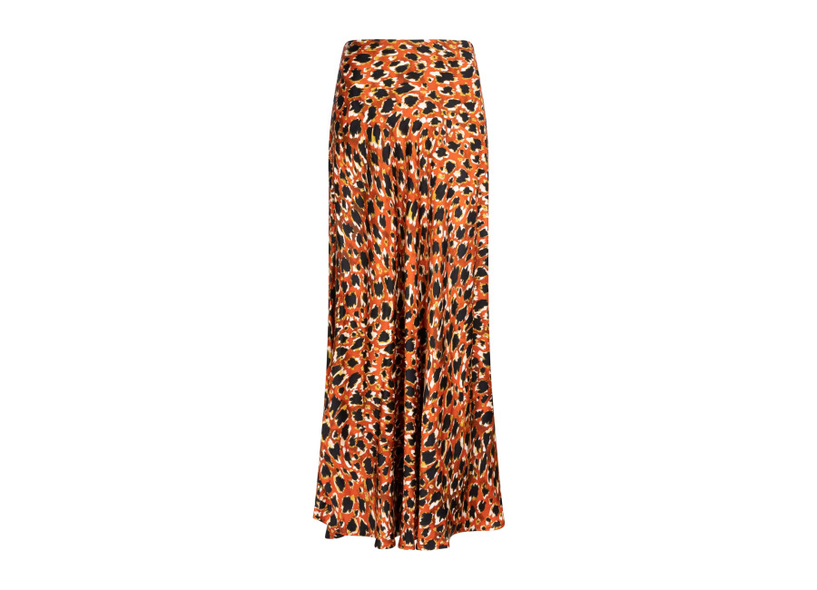 esqualo skirt long leopard skins print | faldas maxi outlet | mujer