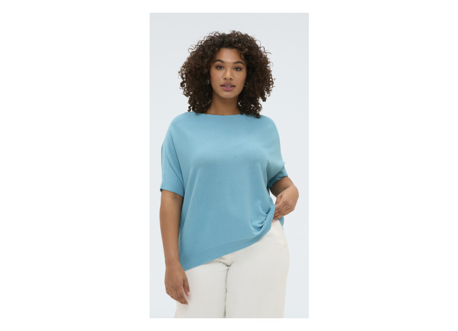 Fiorella Rubino Jersey mezcla viscosa cuello barco