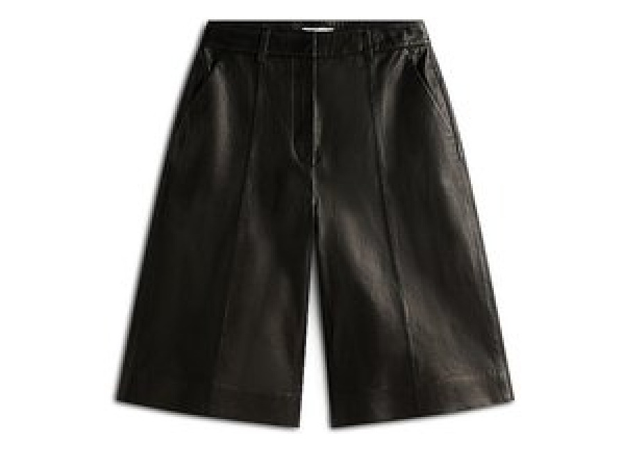 Tommy Hilfiger Pantalones de cuero negro 38