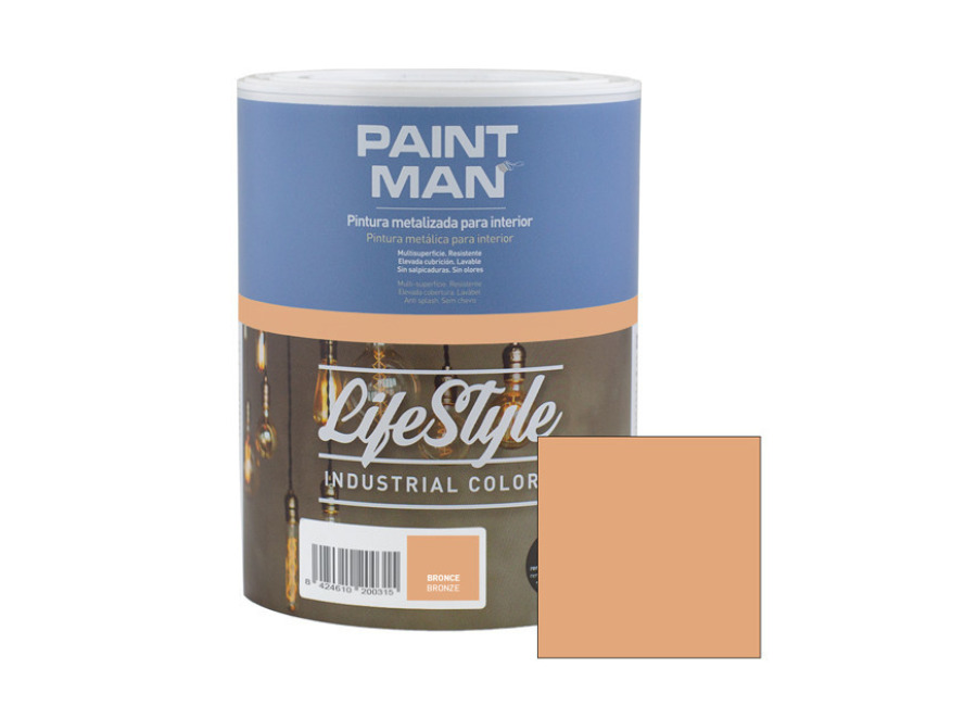 paintman Pintura interior paintman lifestyle industrial metalizado bronce 1