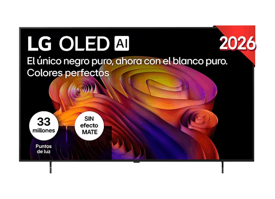 LG TV OLED 65″ – LG OLED65B6ELC, 4K, Procesador Inteligente α8 AI Processor 4K Gen3, Smart TV, DVB-T2 (H.265), Negro