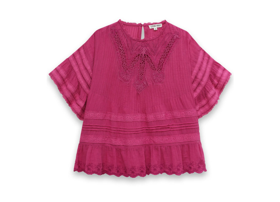 louise misha blouse alyana fushia | blusas outlet | mujer