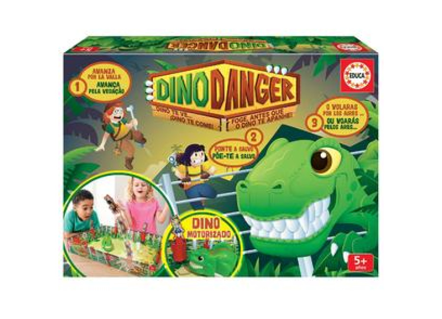 Educa BORRAS Educa Borrás – Dino Danger – Juego de mesa