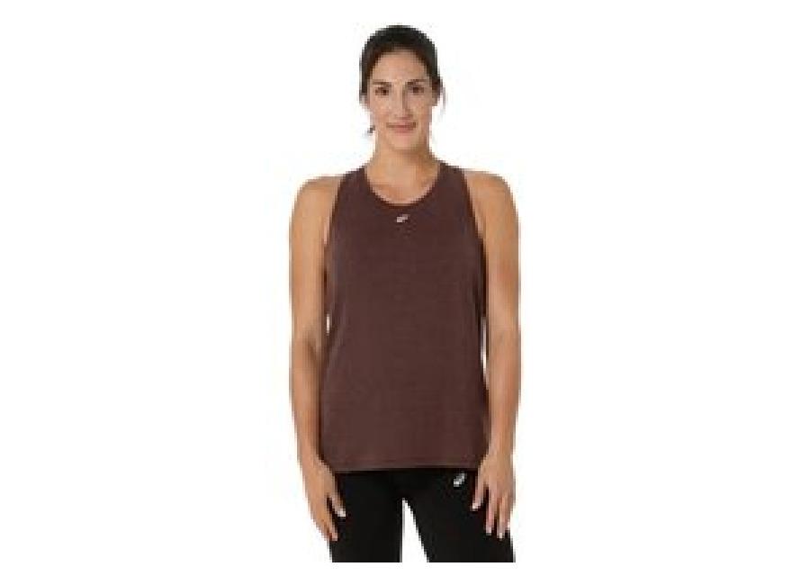 Asics Nagino Run Adjustable Tank sleeveless top Brown Women