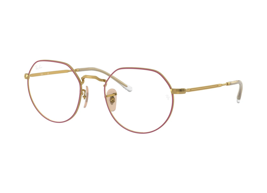 Ray – Ban Unisex Ray – Ban JACK 3137 Monturas ópticas Metal Violeta Transparente Geométrico Norma