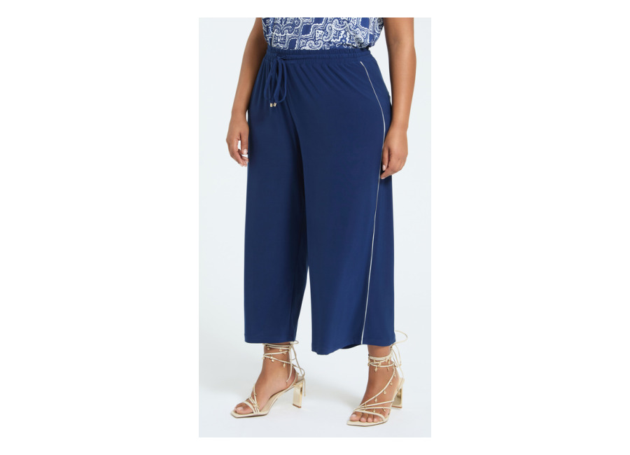 Fiorella Rubino Pantalones cropped de punto