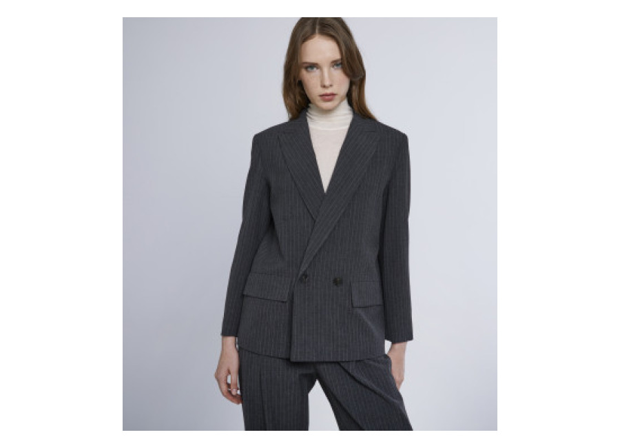 marella para mujer. 2423046151200 americana lama gris , casual, fiesta, clasico, poliester
