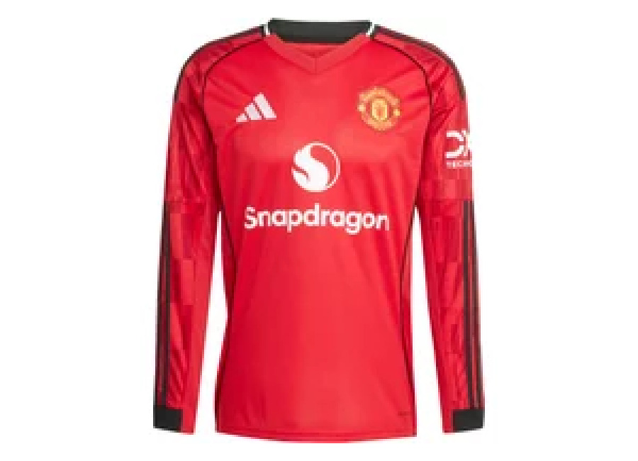 camiseta de local de manga larga del manchester united 2025