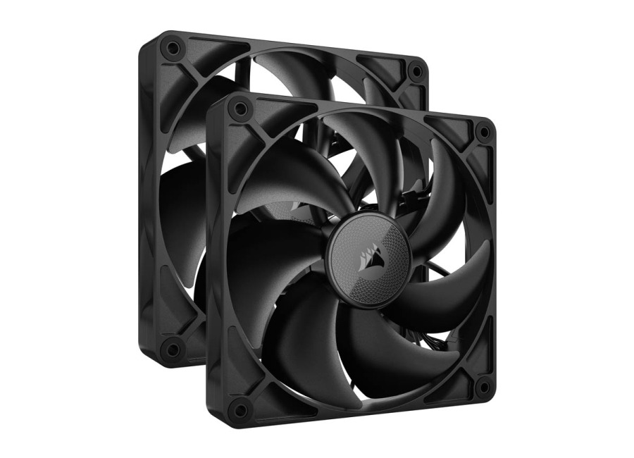 Corsair RX140 iCUE LINK Dual Pack Negro