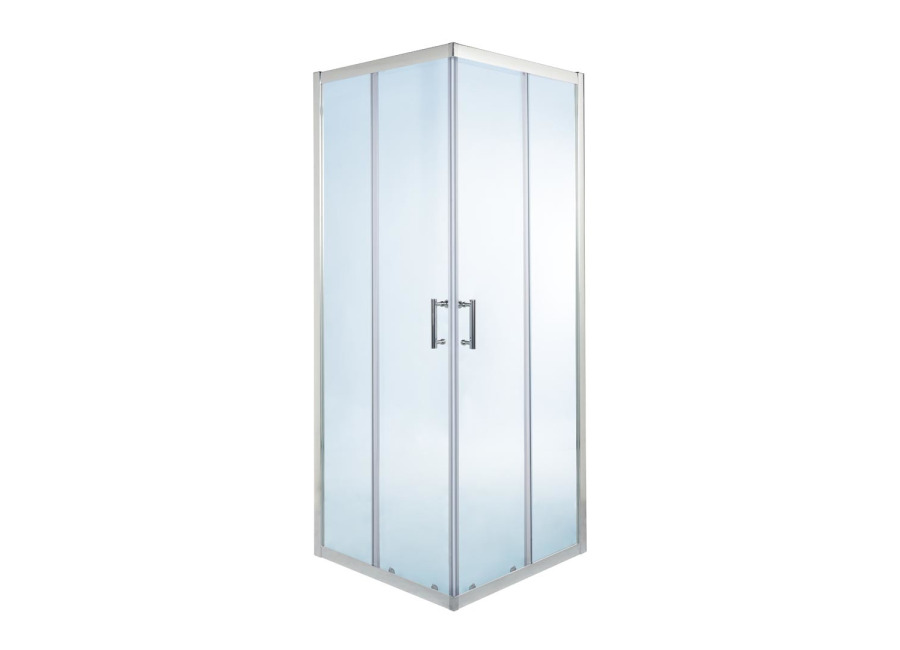 cooke_lewis Mampara de ducha rectangular transparente 190x120x70cm onega
