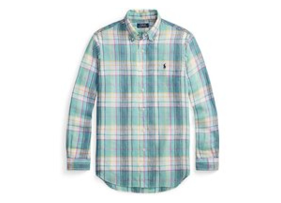 Polo Ralph Lauren Camisa de lino verde