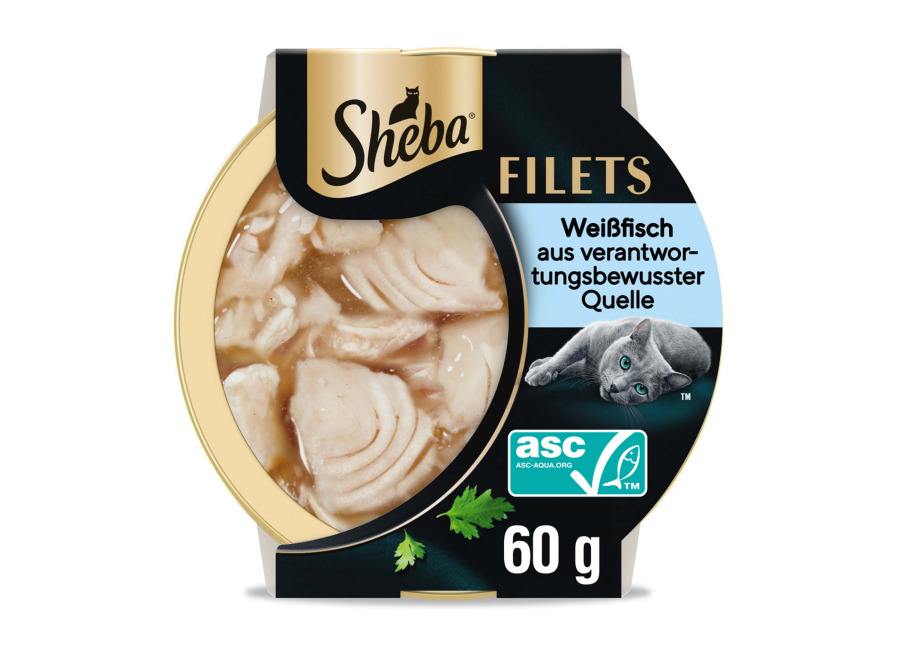 Sheba Filets 16 x 60 g – Pescado blanco
