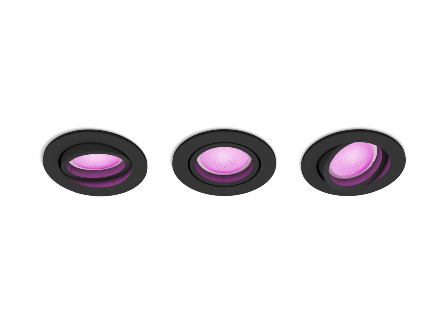 Philips Hue White & Color Ambiance Pack De 3 Focos Empotrables Centura