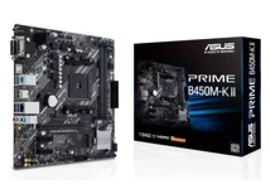 Asus Placa base ASUS PRIME B450M-K II AMD B450 AM4 DDR4 mATX