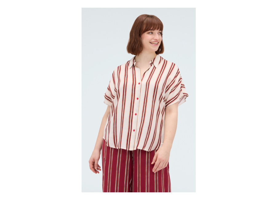 Fiorella Rubino Camisa de rayas en viscosa