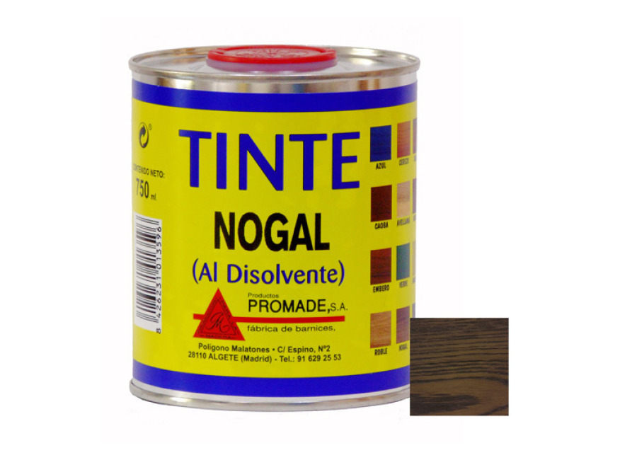 Tinte al disolvente nogal 750 m