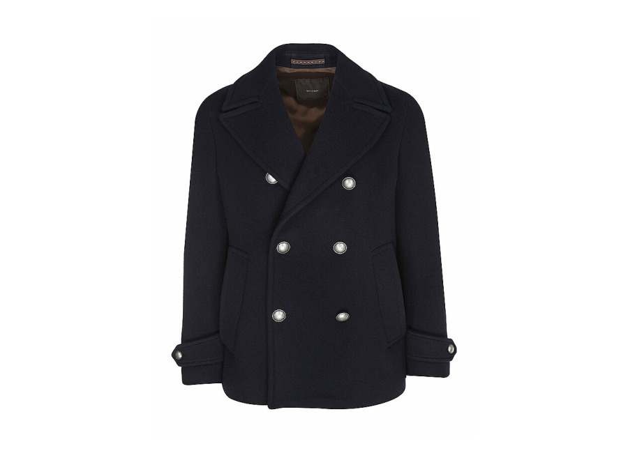 Windsor Abrigo de lana azul oscuro 54