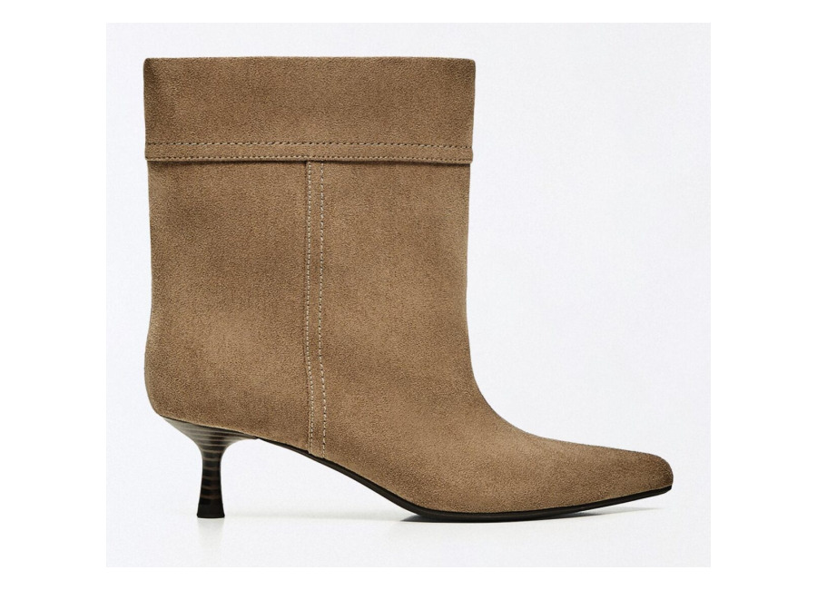 Botin Tacón Detalle Vuelta Camel