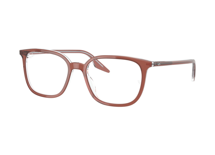 Ray – Ban Unisex Ray – Ban 8171 Monturas ópticas Acetato Marrón Transparente Cuadrada Norma