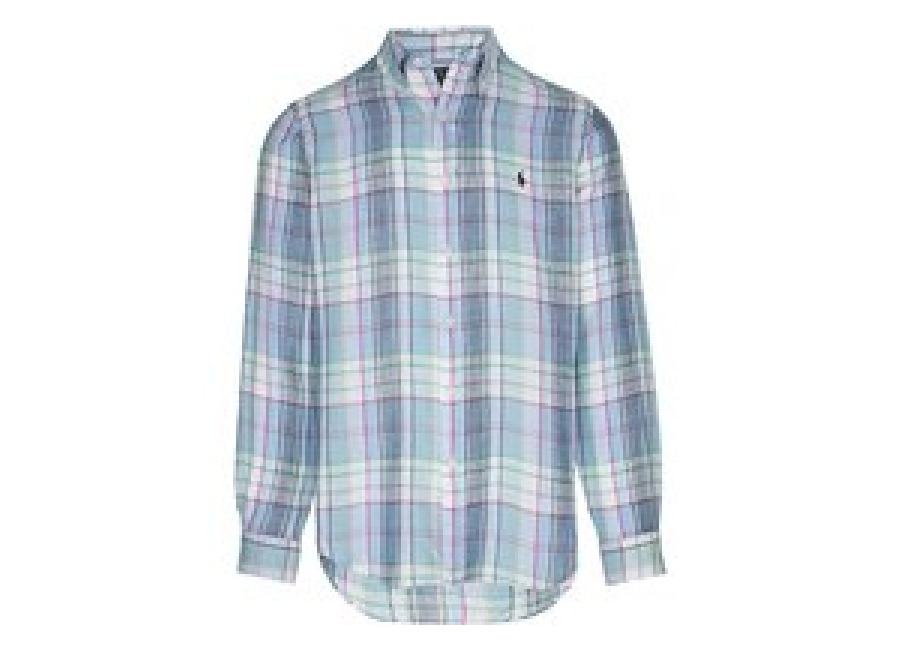 Polo Ralph Lauren Camisa de lino azul