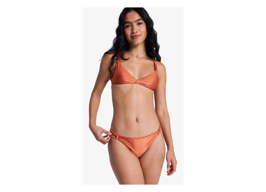 Roxy Beachside Bohemia Moderate – Braguita de bikini de cobertura media Naranja Mujer