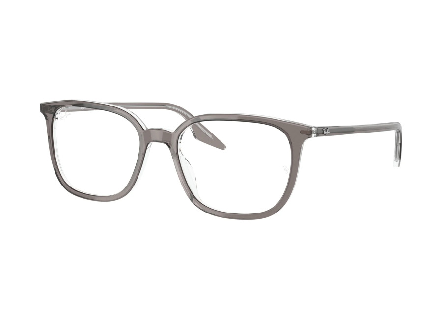Ray – Ban Unisex Ray – Ban 8111 Monturas ópticas Acetato Gris Transparente Cuadrada Norma