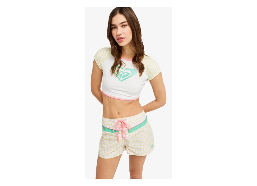 Roxy The Swell Cheeky Baby 2″ – Boardshort Blanco Mujer
